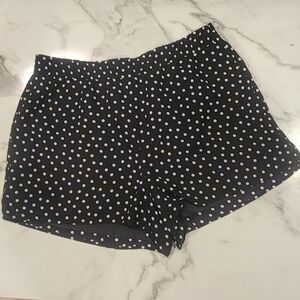 Express Polyester Polka Dot Women's Shorts - Sz XL